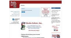 Desktop Screenshot of booksgaloreinc.com